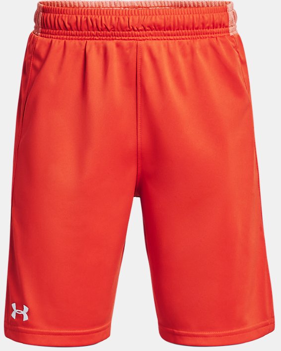 Boys' UA Locker Shorts, Orange, pdpMainDesktop image number 0